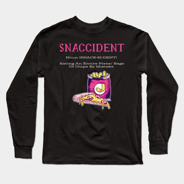 Snaccident Long Sleeve T-Shirt by madeinchorley